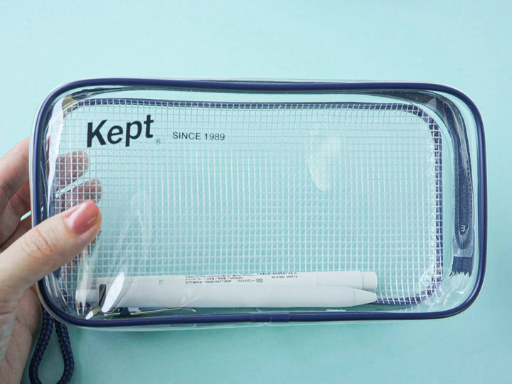 【裁断済】ケプト Kept クリアペンポーチ：Kept 2025 COLLECTION：レイメイ藤井